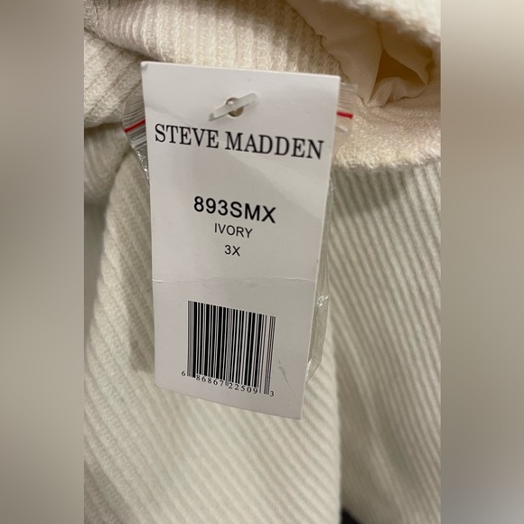 NWT Steve Madden Ivory Peacoat, 3X - Picture 7 of 7